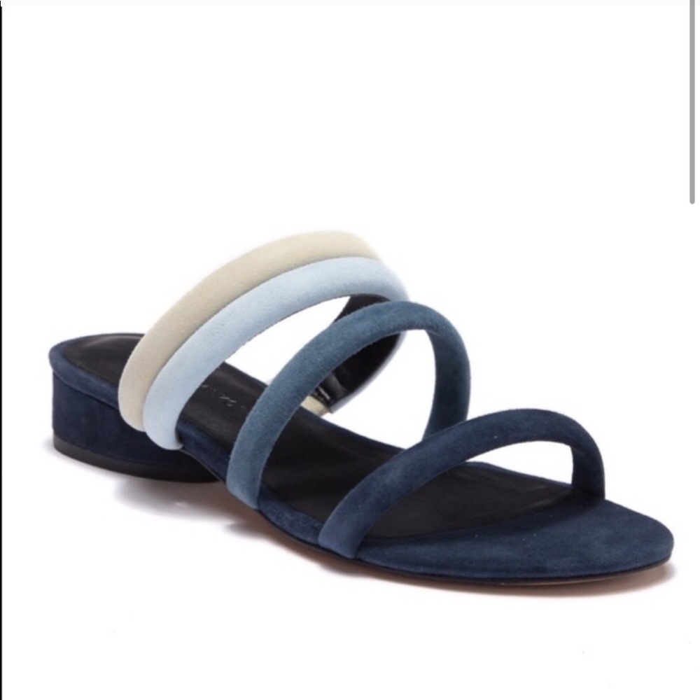 blue gradient rebecca minkoff kade sandal